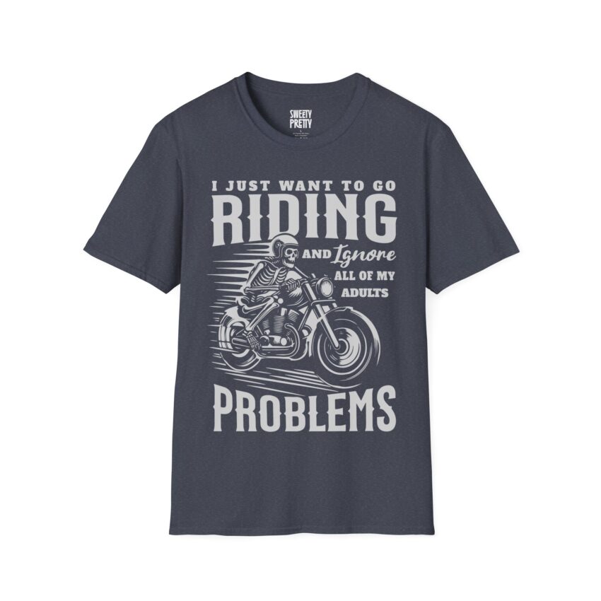 Men's Riding Humor T-Shirt, Motorcycle Lover Gift, Unisex Vintage Graphic Tee, Casual Wear, Cool Biker Apparel - Image 30