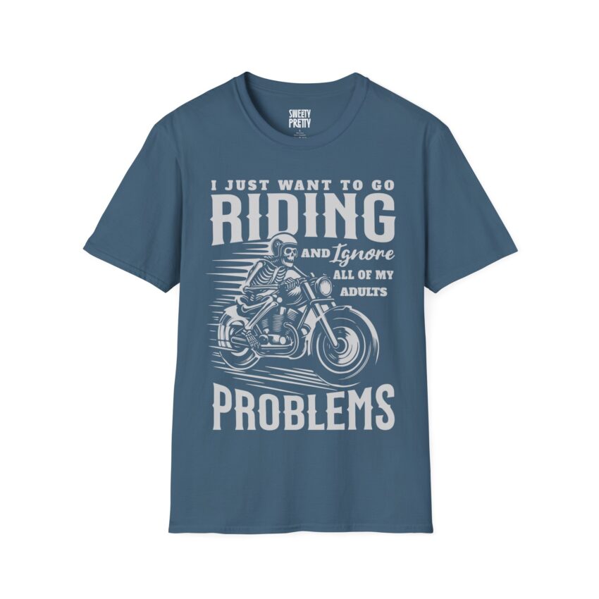 Men's Riding Humor T-Shirt, Motorcycle Lover Gift, Unisex Vintage Graphic Tee, Casual Wear, Cool Biker Apparel - Image 21