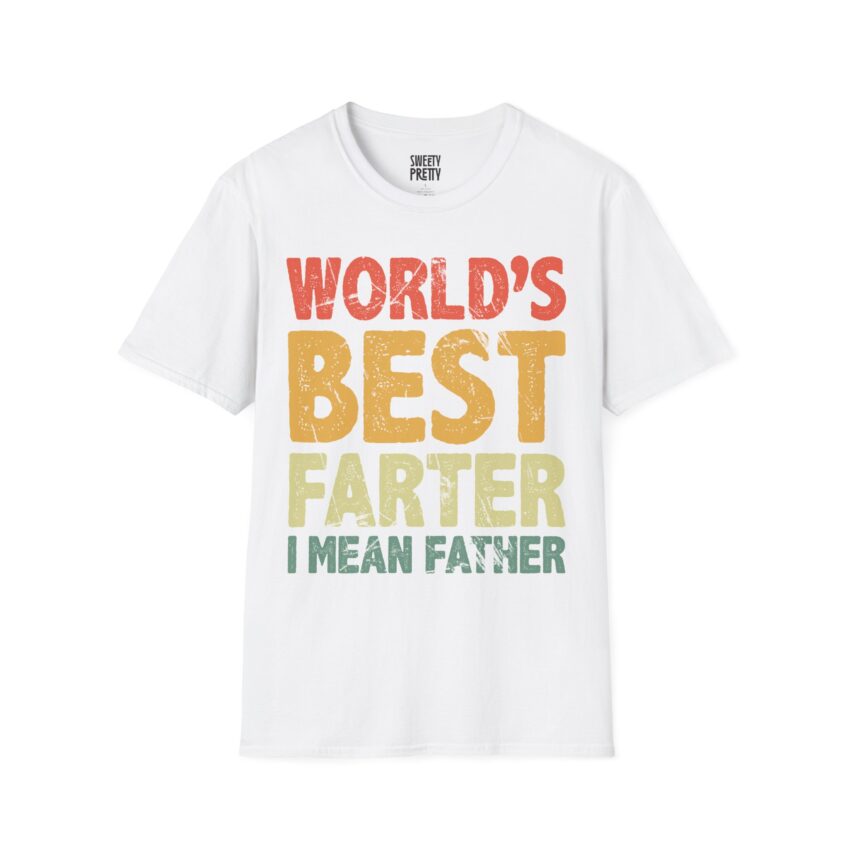 World's Best Farter Unisex T-Shirt, Funny Father Day Gift, Dad Humor Tee, Softstyle Tee, Gifts for Him - Image 3