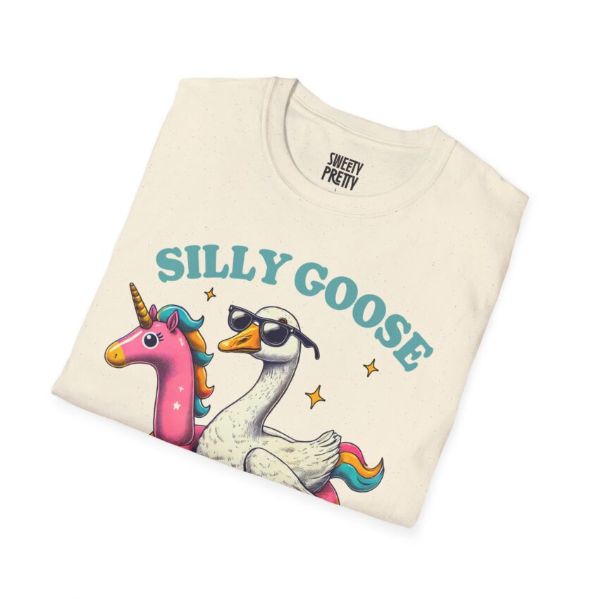 Silly Goose Summer T-Shirt for Fun Lovers, Humorous Unisex Tee, Summer Vacation Apparel, Perfect Gift for Friends, Casual Wear, Beach Party - Image 5