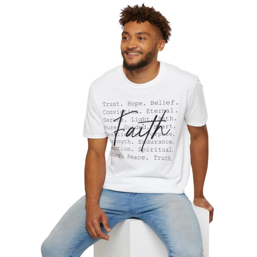 Faith-Inspired Unisex T-Shirt - Spiritual Tee for Daily Inspiration, Gift for Friends, Motivational Clothing, Casual Wear, Faith-Based [...] - Image 7