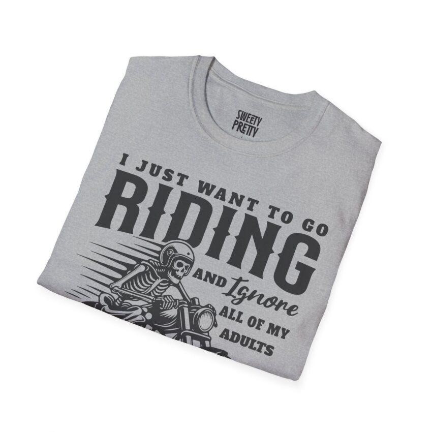 Men's Riding Humor T-Shirt, Motorcycle Lover Gift, Unisex Vintage Graphic Tee, Casual Wear, Cool Biker Apparel - Image 13
