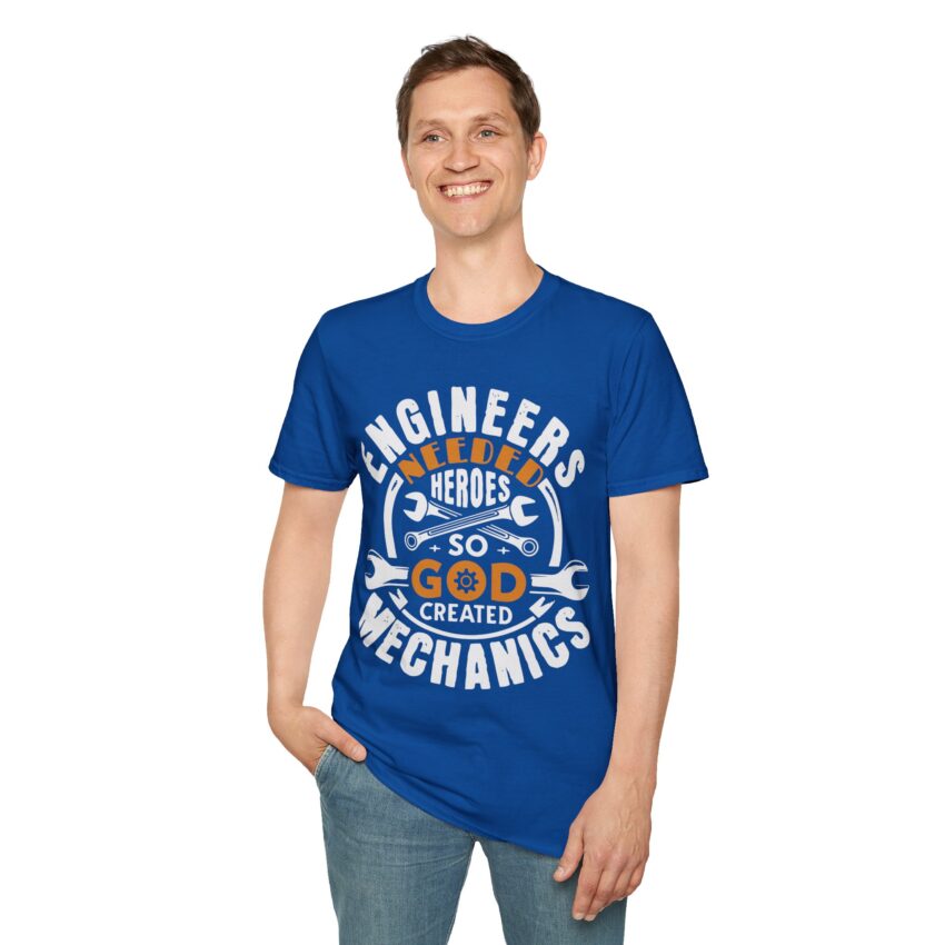 Engineers Needed Hero T-Shirt, Gift for Mechanics, Engineering Crew Tee, Funny Engineer Shirt, Casual Daily Wear - Image 16