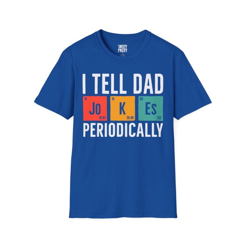 Dad Joke Softstyle T-Shirt, Funny Shirt, Gift for Dad, Unisex Humor Tee, Birthday Present, Science Themed Clothing - Image 8