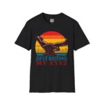 Retro Resting Eyes Unisex T-Shirt | Fun Laid-back Tee for Relaxation, Perfect Gift for Nappers, Lazy Days, Coziness, Casual Style - Image 4