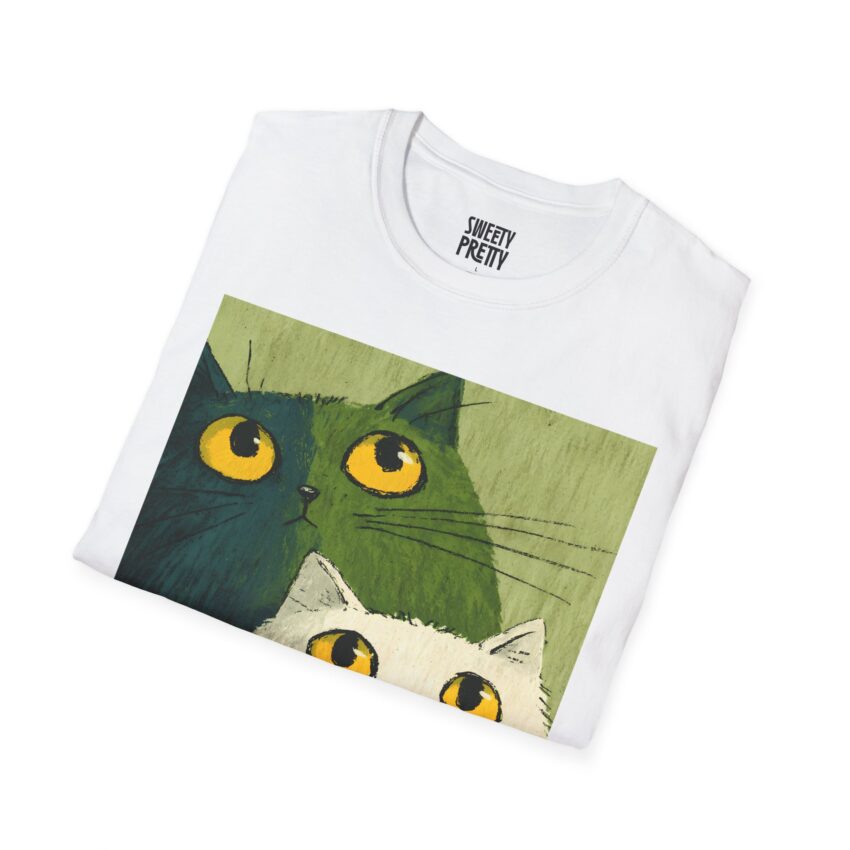 Colorful Cat Lovers Unisex T-Shirt | Fun Kitty Art Tee for Pet Owners, Cat Birthday Gift, Animal Lover Apparel - Image 2