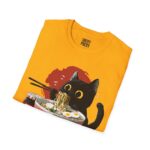 Cat Ramen Unisex T-Shirt, Cute Cat Shirt, Japanese Cat Tee, Foodie Gift, Animal Lover Apparel, Funny T-Shirt for Cat Lovers - Image 9