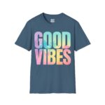 Good Vibes Unisex Softstyle T-Shirt, Summer Tee, Trendy Graphic Shirt, Casual Wear, Gift for Friends, Beachwear - Image 8