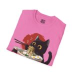 Cat Ramen Unisex T-Shirt, Cute Cat Shirt, Japanese Cat Tee, Foodie Gift, Animal Lover Apparel, Funny T-Shirt for Cat Lovers - Image 17