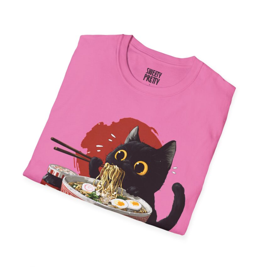 Cat Ramen Unisex T-Shirt, Cute Cat Shirt, Japanese Cat Tee, Foodie Gift, Animal Lover Apparel, Funny T-Shirt for Cat Lovers - Image 17