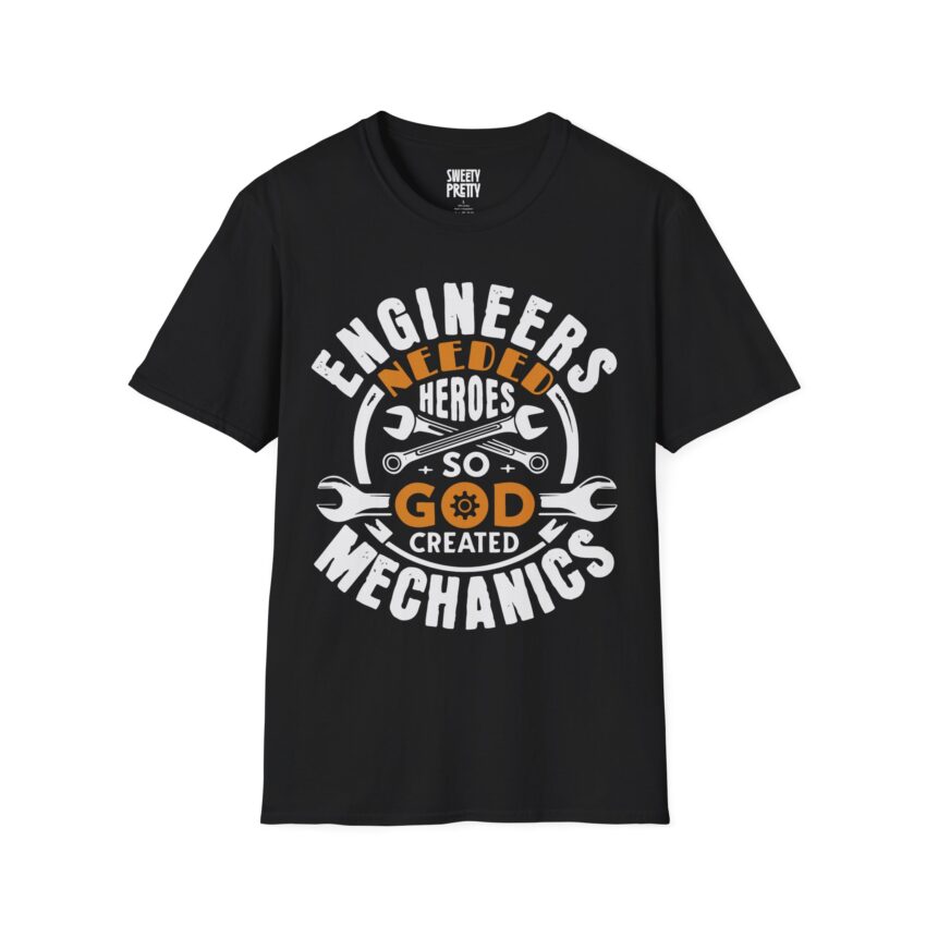 Engineers Needed Hero T-Shirt, Gift for Mechanics, Engineering Crew Tee, Funny Engineer Shirt, Casual Daily Wear - Image 5
