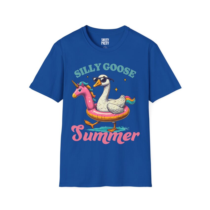 Silly Goose Summer T-Shirt for Fun Lovers, Humorous Unisex Tee, Summer Vacation Apparel, Perfect Gift for Friends, Casual Wear, Beach Party - Image 10