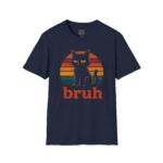 Retro Cat Bruh Unisex T-Shirt, Funny Gift, Pet Lover Apparel, Vintage Graphic Tee, Unique Birthday Present, Casual Wear - Image 12