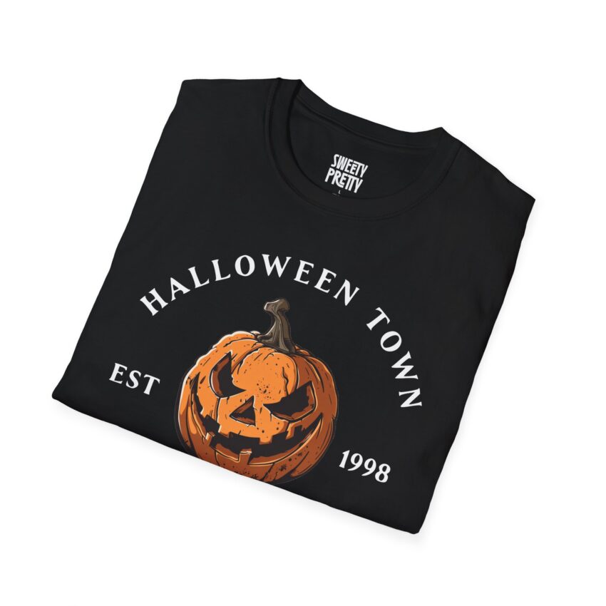Halloween Town University T-Shirt, Unisex Halloween Tee, Fall Fashion, Pumpkin Graphic Shirt, Spooky Season Apparel, College Spirit Wear - Image 8
